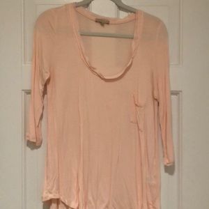 Anthropologie Light Peach 🍑 Shirt